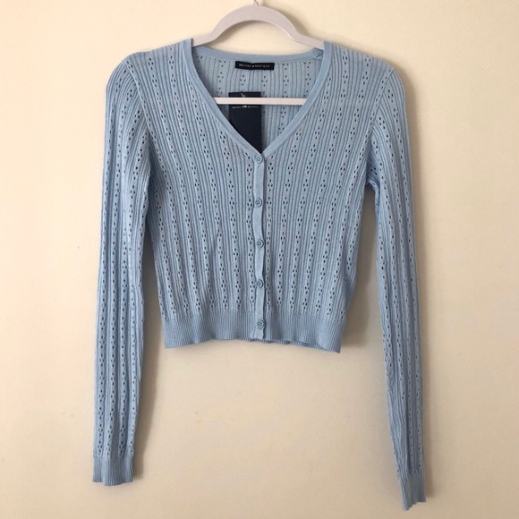 SOLD // NWT Brandy Melville Blue Shannon Sweater - Picture 2 of 5